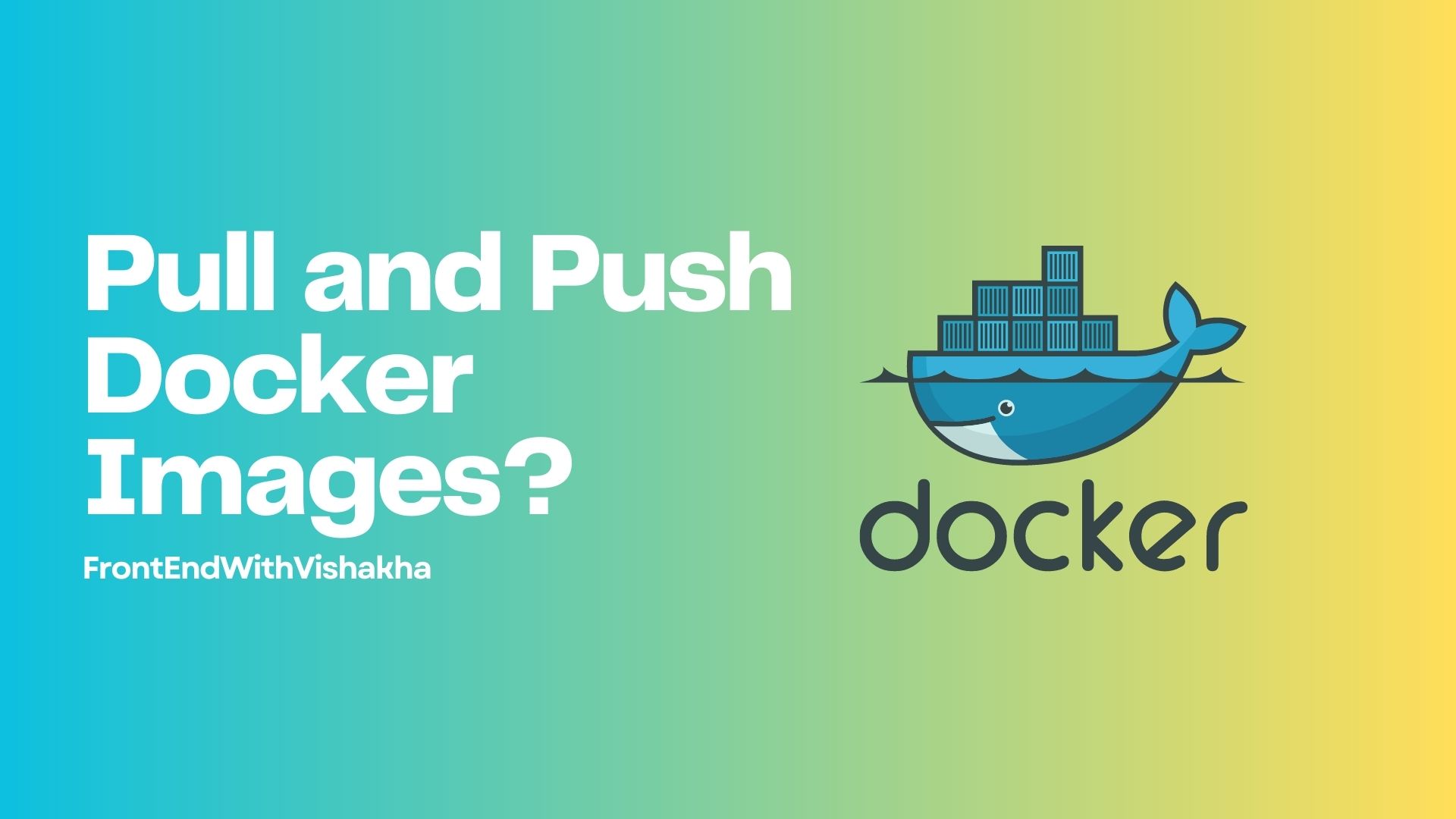 Push and Pull docker image